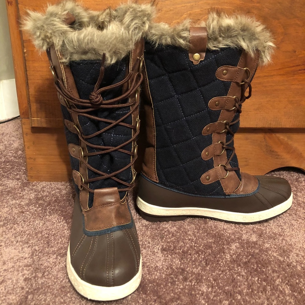 JustFab Meena Flat Winter Boot